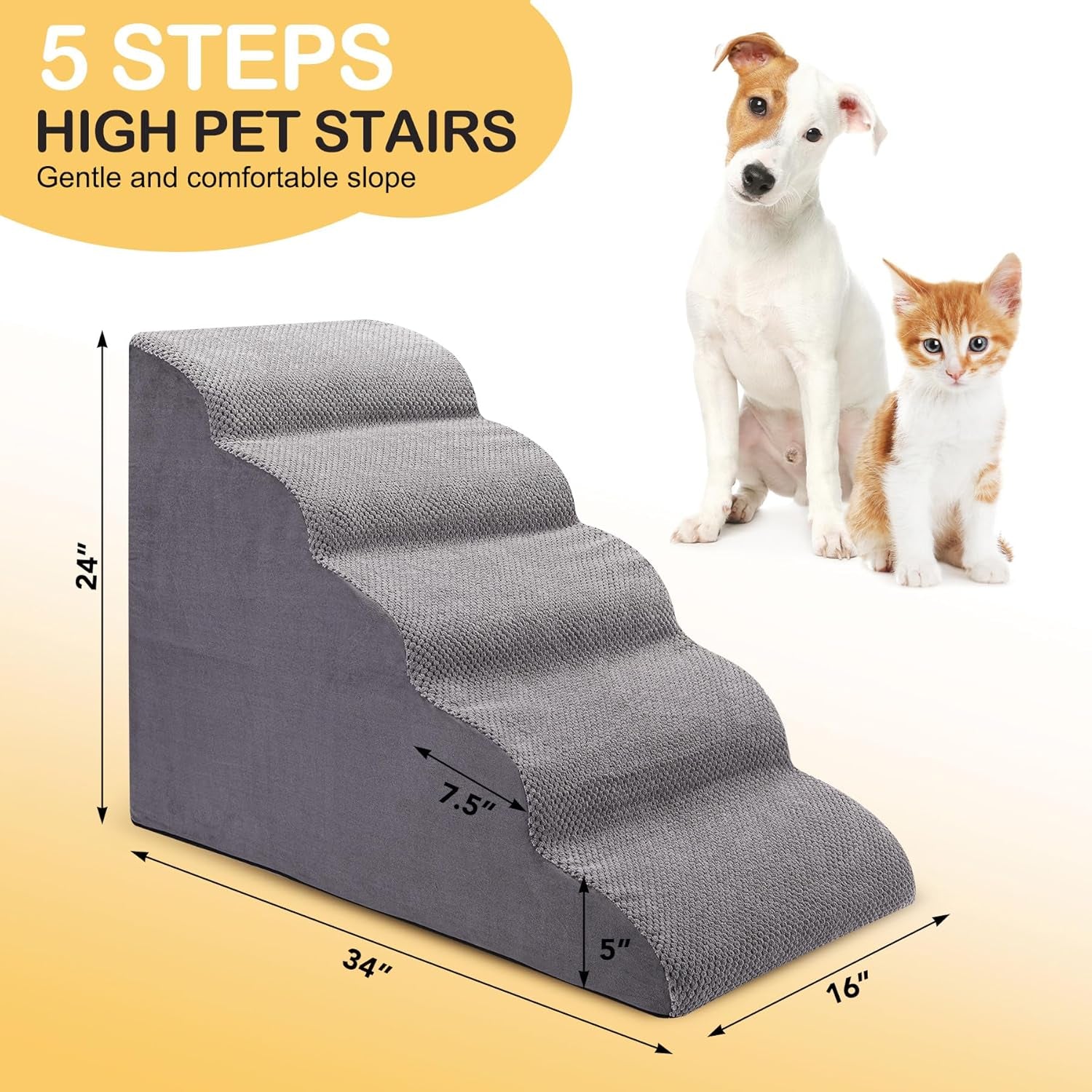 Dog Stairs Ramp for Bed